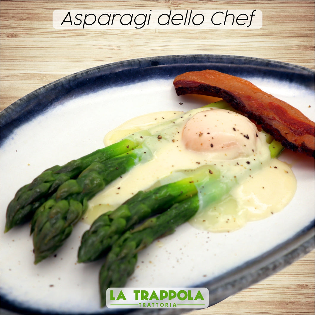 Entrée : Asperges du Chef