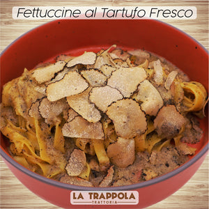 Pâtes Fraîches : Linguine à la Truffe Fraîche "Scorzone" (Truffe Noire d'Été)
