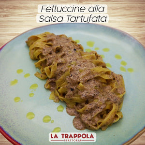 Primi : Linguine alla Salsa Tartufata