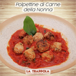 Entrée : Mini Boulettes de Viande de la Nonna Sauce Tomate